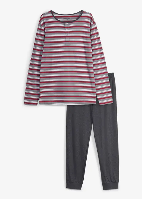 Pyjamas med ekologisk bomull, bonprix