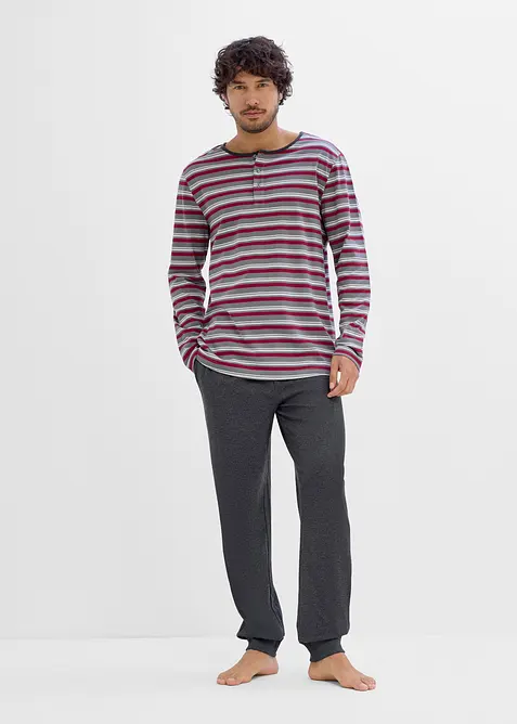 Pyjamas med ekologisk bomull, bonprix