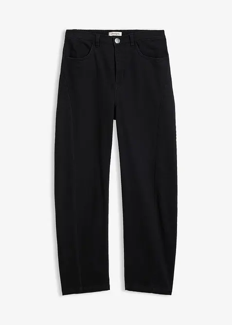 Barrelbyxa i twill av bomullsmix, bonprix