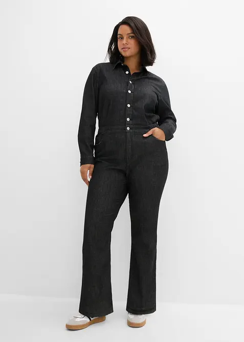 Jeansjumpsuit, bonprix