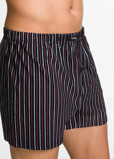 Lediga jerseyboxershorts i bomull (3-pack), bonprix
