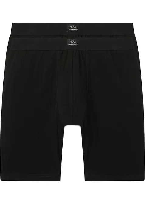 L&aring;nga boxershorts med bomull (2-pack), bonprix