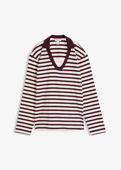 Pik&eacute;tr&ouml;ja med V-ringning, bonprix