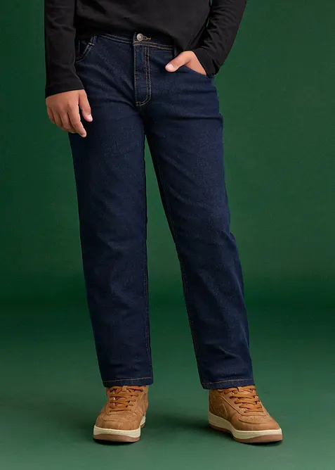 Jerseyfodrade jeans, Regular Fit, Straight, bonprix