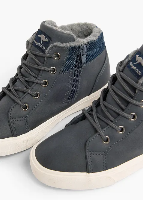 Fodrade sneakers med h&ouml;ga skaft fr&aring;n Kangaroos, Kangaroos