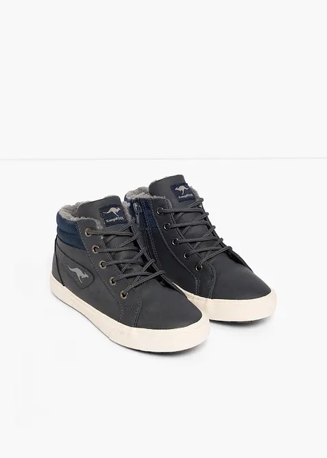 Fodrade sneakers med h&ouml;ga skaft fr&aring;n Kangaroos, Kangaroos