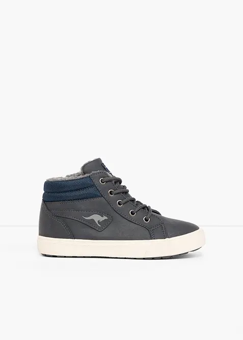 Fodrade sneakers med h&ouml;ga skaft fr&aring;n Kangaroos, Kangaroos