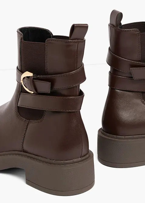 Chelseaboots med sp&auml;nne, bonprix