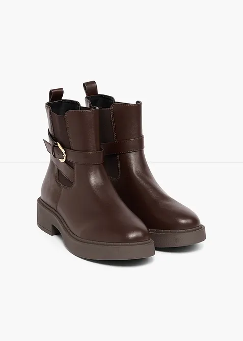 Chelseaboots med sp&auml;nne, bonprix