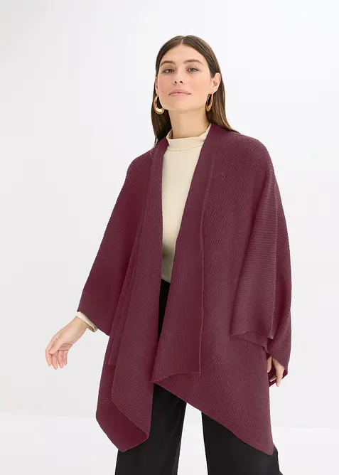 Poncho i mjukt material, bonprix