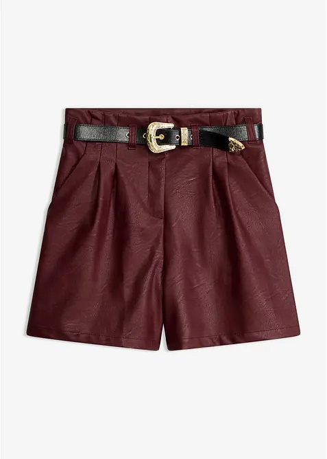 Shorts i skinnimitation med sk&auml;rp, bonprix