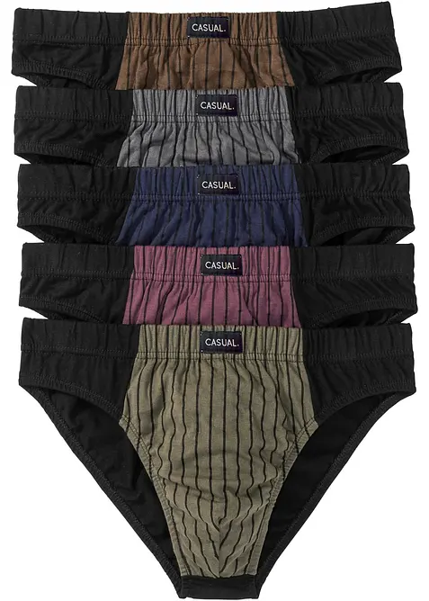 Kalsong i mjuk bomull (5-pack), bonprix
