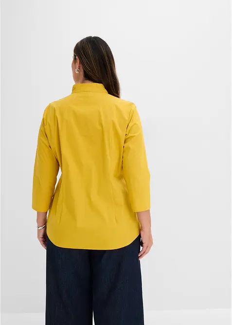 Blus med sjalkrage, bonprix