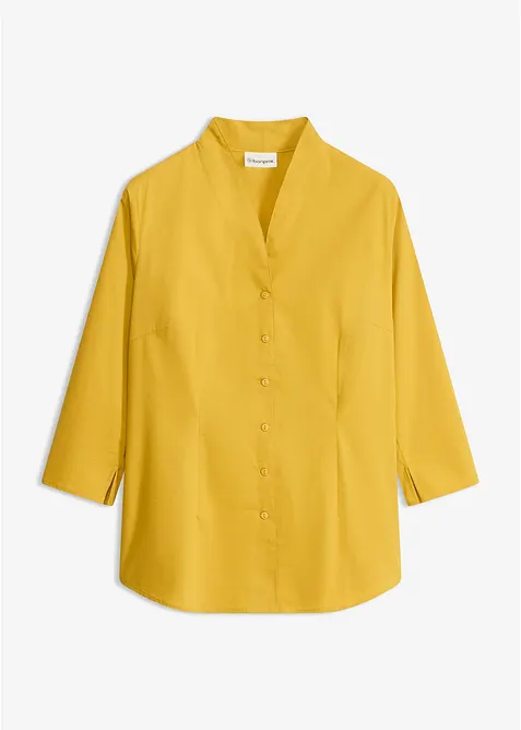 Blus med sjalkrage, bonprix