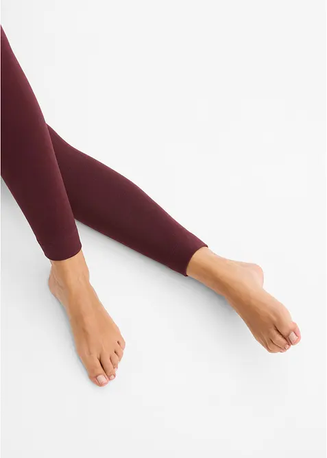 Fleecefodrade leggings 140 DEN, bonprix