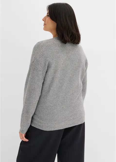 Oversizetr&ouml;ja med omlottlook, bonprix