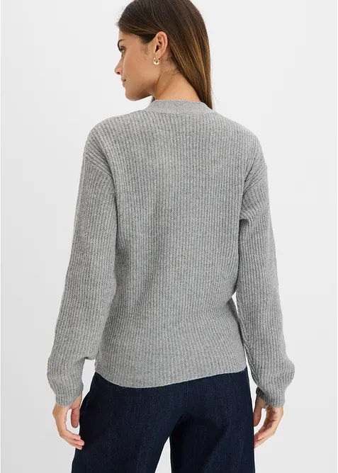 Oversizetr&ouml;ja med omlottlook, bonprix