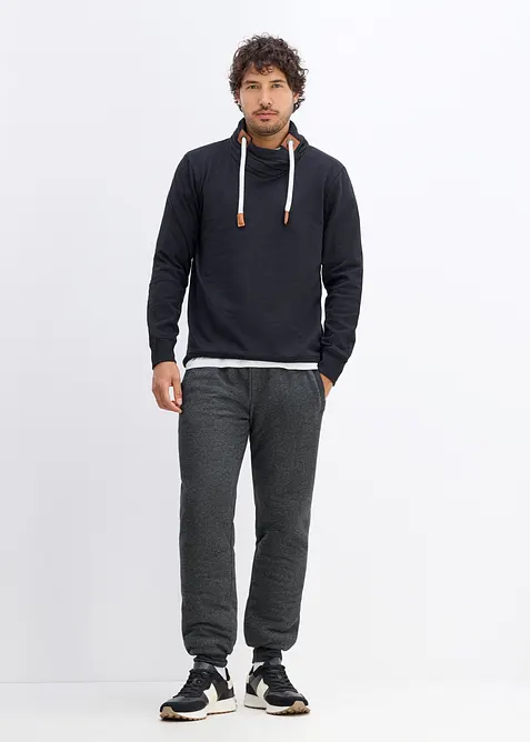 Joggingbyxa med v&auml;rmande teddyfleecefoder, bonprix