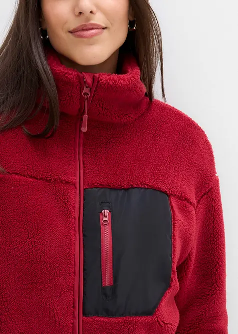 Jacka i teddyfleece, bonprix