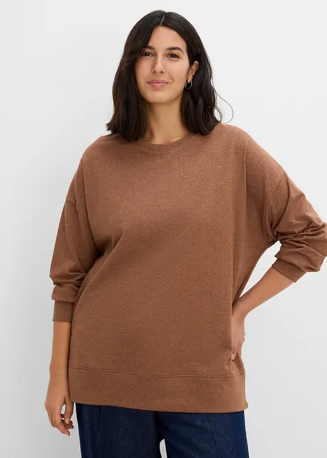 Sweatshirt av bomullsmix, bonprix