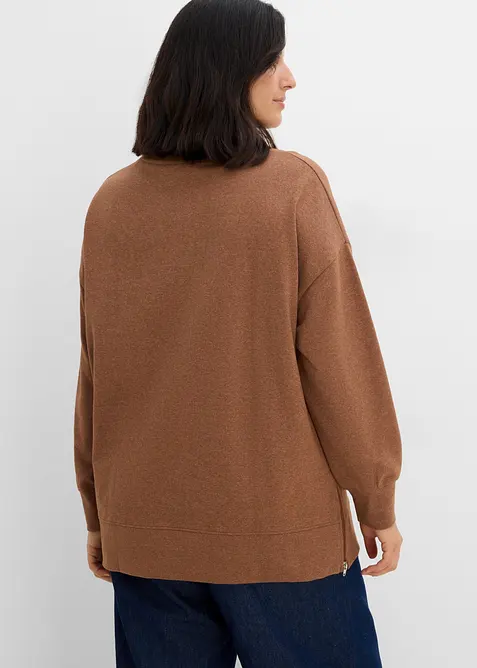 Sweatshirt av bomullsmix, bonprix