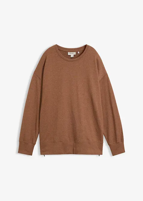 Sweatshirt av bomullsmix, bonprix