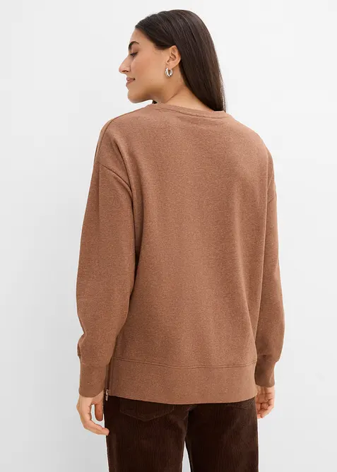 Sweatshirt av bomullsmix, bonprix