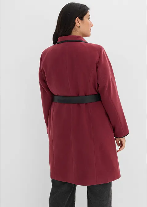 Kort kappa med yllelook, bonprix