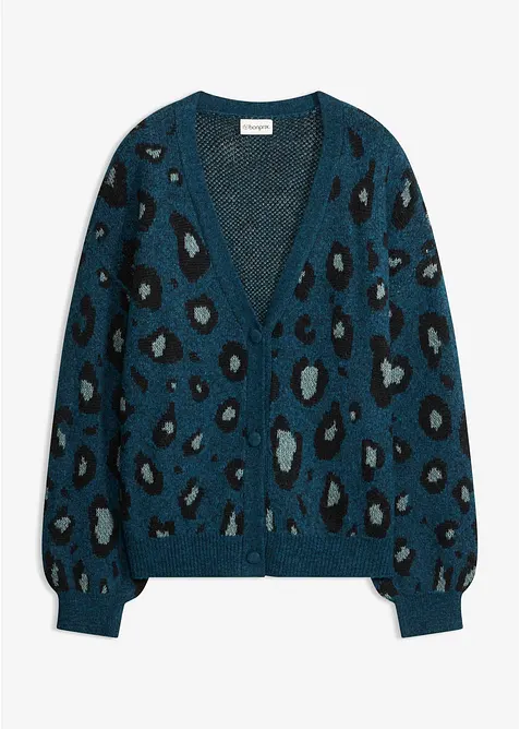Jacquardm&ouml;nstrad cardigan, bonprix