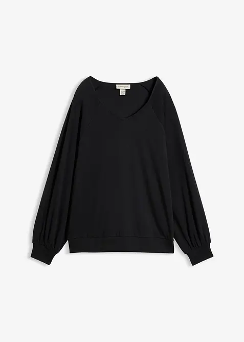 Oversizetopp av ren bomull, bonprix