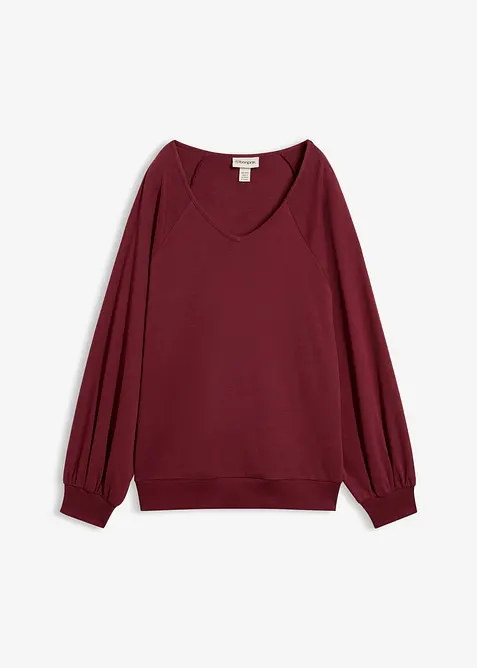 Oversizetopp av ren bomull, bonprix
