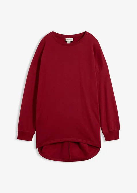 Oversizesweatshirt i ren bomull, bonprix