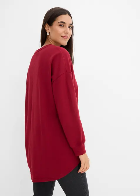 Oversizesweatshirt i ren bomull, bonprix