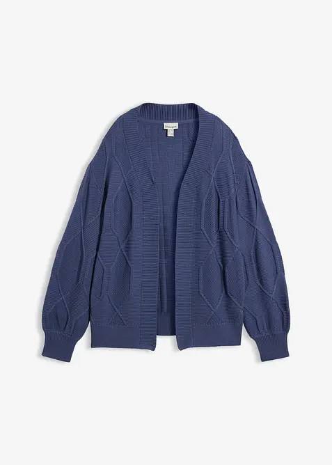 Cardigan med fl&auml;tm&ouml;nster, bonprix