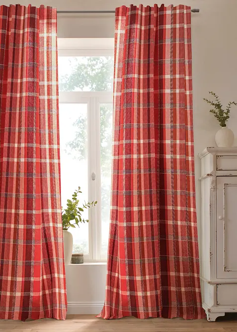 V&auml;vd gardin i ekologisk bomull (1-pack), bonprix