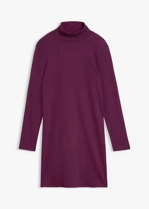 Jerseykl&auml;nning i tungt, ribbstickat material med stretch, bonprix