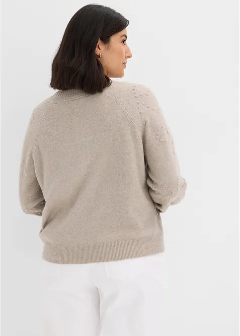 Strukturm&ouml;nstrad cardigan, bonprix
