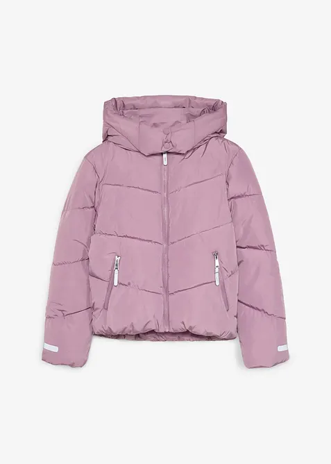 T&auml;ckjacka med v&auml;rmande foder och huva, bonprix
