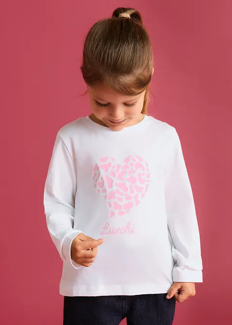 L&aring;ng&auml;rmad topp fr&aring;n Lurchi av mjuk, ekologisk bomull (2-pack), Lurchi