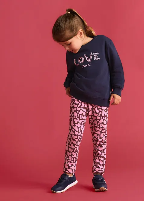 Leggings fr&aring;n Lurchi (2-pack) i ekologisk bomull med stretch, Lurchi