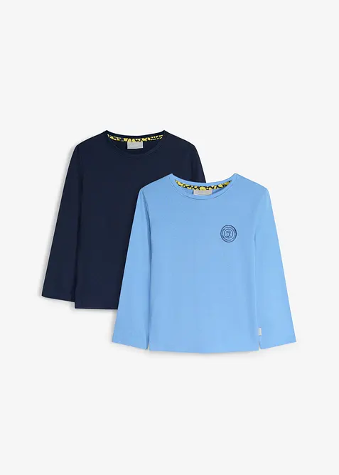 L&aring;ng&auml;rmad T-shirt med ekologisk bomull fr&aring;n Lurchi (2-pack), Lurchi