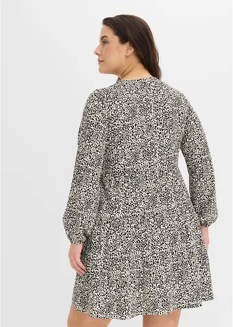 L&aring;ng&auml;rmad jerseykl&auml;nning, bonprix