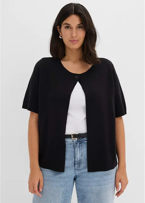 Cardigan i bomullsmix, bonprix