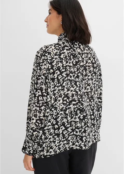 Blus med knytband, bonprix