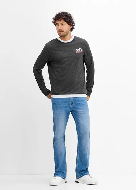 L&aring;ng&auml;rmad T-shirt (2-pack), bonprix