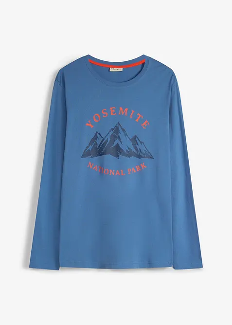 L&aring;ng&auml;rmad T-shirt i ekologisk bomull, bonprix
