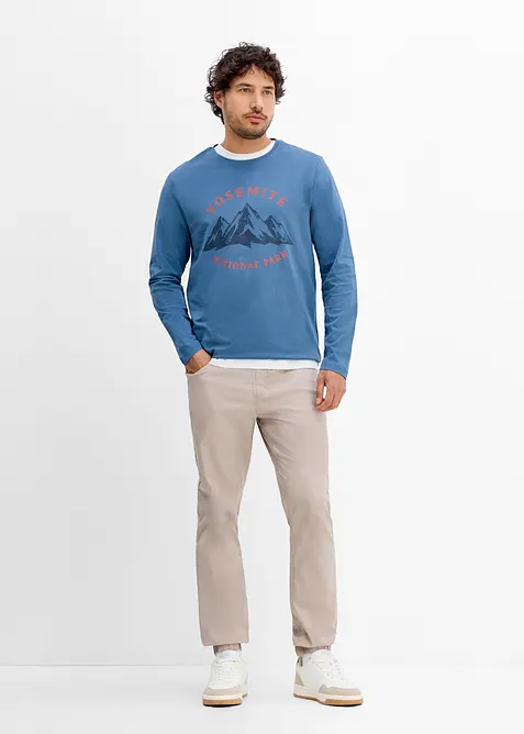 L&aring;ng&auml;rmad T-shirt i ekologisk bomull, bonprix