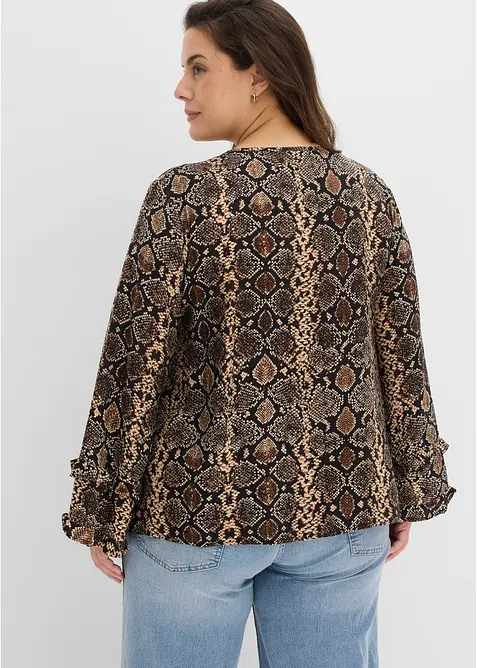 Blustunika av tunn viskosmix, bonprix