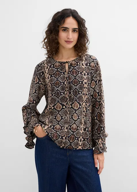 Blustunika av tunn viskosmix, bonprix