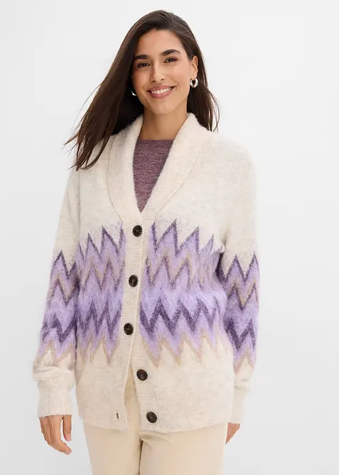 Lusem&ouml;nstrad cardigan, bonprix